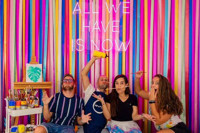 Art Experience with Wine - Private for Your Group, Great for Couples, Friends, and Celebrations