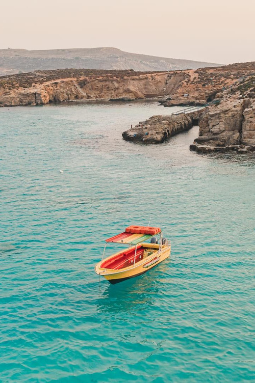 Blue Lagoon: Malta, Crystal Lagoon, Caves, Private Speedboat - Boat comfort details: cooler, WiFi, and the sound system