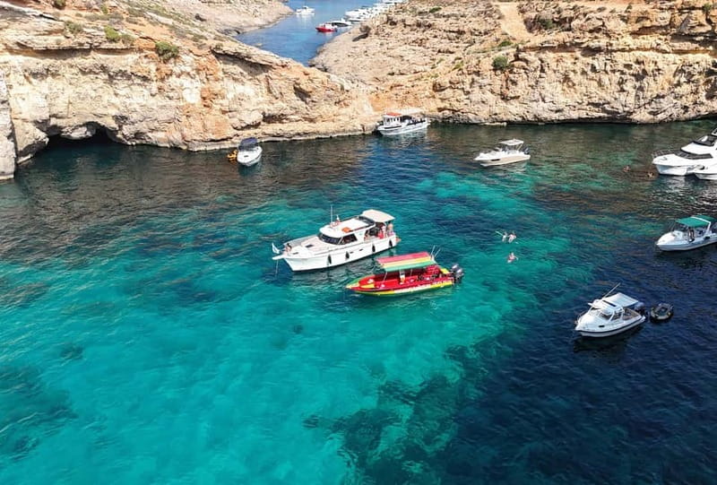 Blue Lagoon:Malta Crystal Lagoon, Comino,Private Speedboat - Crystal Lagoon: shorter stop, big payoff for clear-water snorkeling
