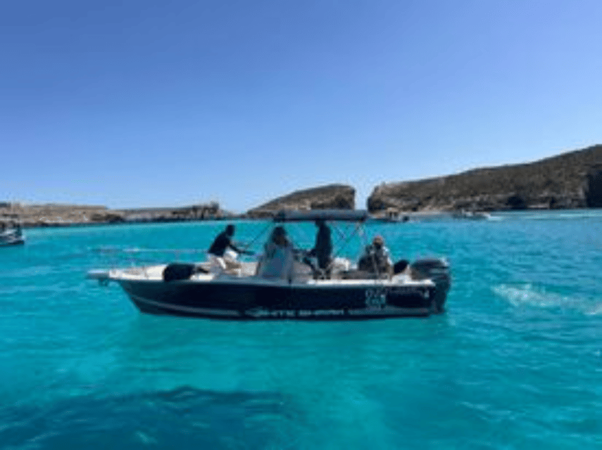 Cirkewwa/Mgarr: Blue and Crystal Lagoon Private Boat Charter - What It Really Costs: $175 Per Group Plus the Fuel Fee