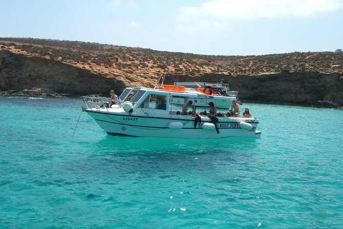 Comino and Gozo Private Boat Tour : Julie Pearl Boat - Julie Pearl Boat: a private group day with built-in swim time