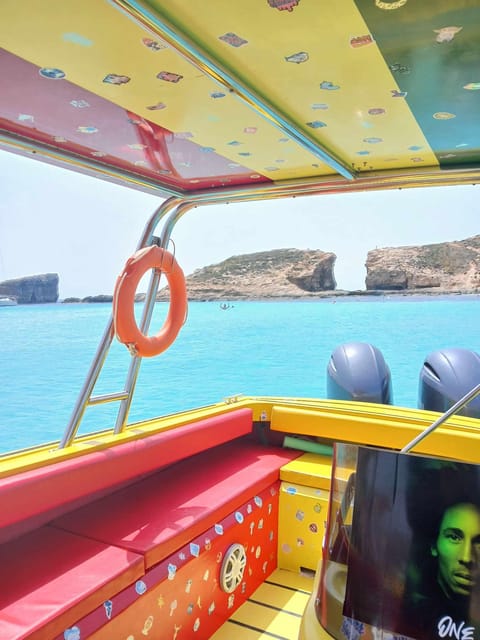 Comino:Blue Lagoon,Crystal Lagoon,Caves, Private Boat Malta - Santa Marija Bay and the Santa Maria Caves circuit