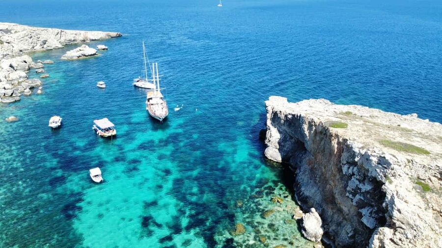 Comino Island , Blue lagoon, Crystal Lagoon & Gozo & Caves - Getting to the boat: Mellieha Bay, Oh Yeah Malta, and when to show up