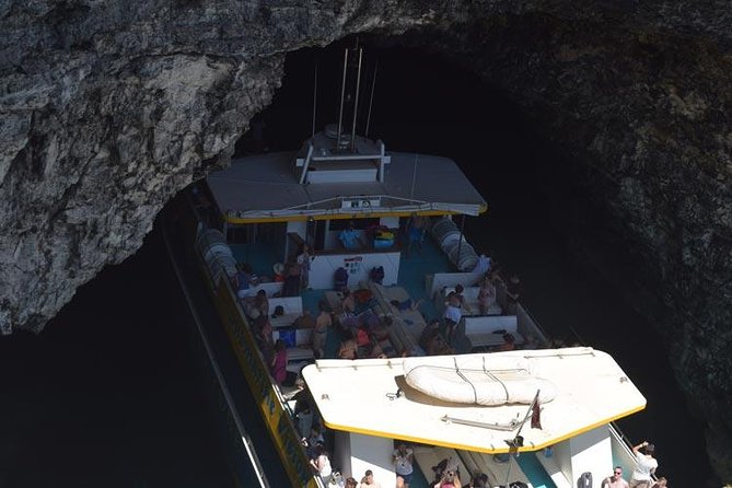 Comino Island: including Blue Lagoon, Crystal Lagoon & sea caves - Crystal Lagoon: Clear Water, Slides, and Seasonal Stop Lengths