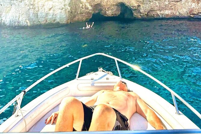Comino Private Boat Tour in Malta - Cominotto Reef: a short sand area plus a swim-through cave
