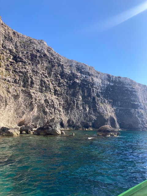 Comino: Private boat tour with Snorkeling activities & caves - Crystal Lagoon, a tower view, and cave swimming with options