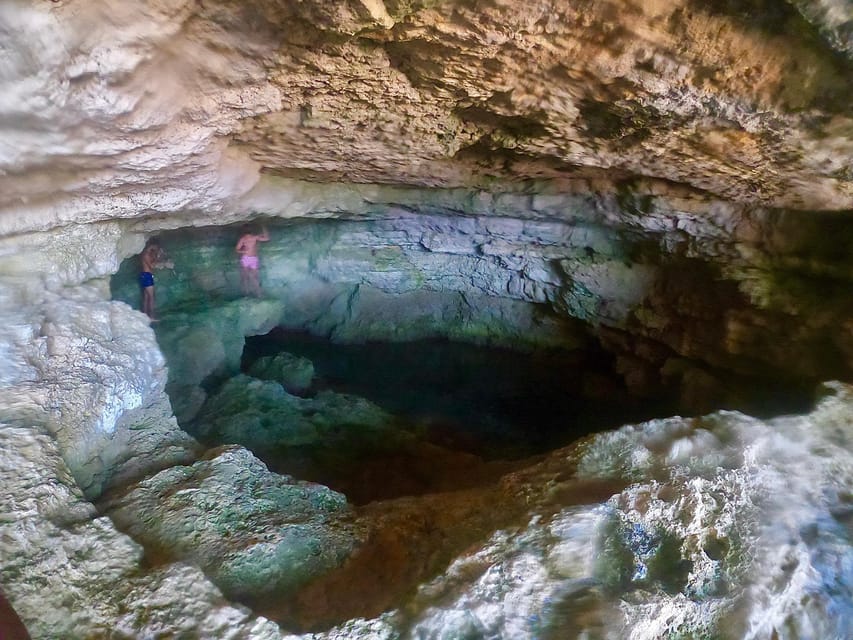 Comino: Private boat tour with Snorkeling activities & caves - Santa Marija caves: the guided cave pond swim (the main story)