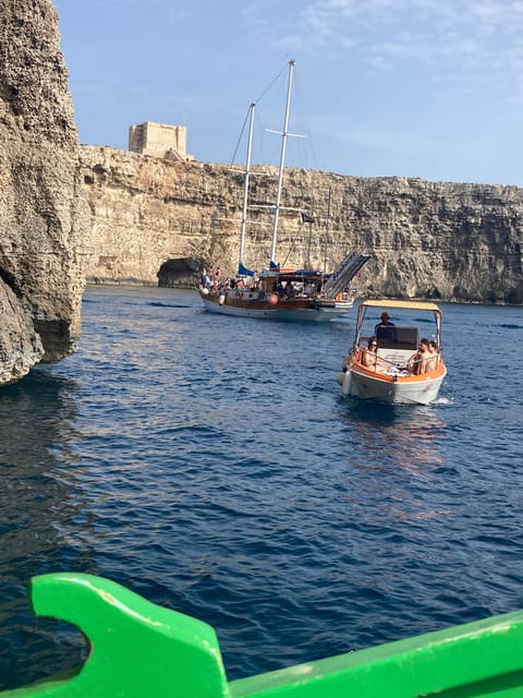 Comino: private charter to Crystal & Blue lagoon & Caves - Blue Lagoon: the famous water, plus an easy way to handle crowds