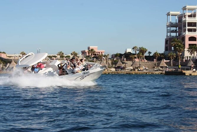 Comino, The Blue Lagoon & Caves Powerboat from St Julian's - Powerboat speed, plus a real guided sighting of St Paul’s Islands