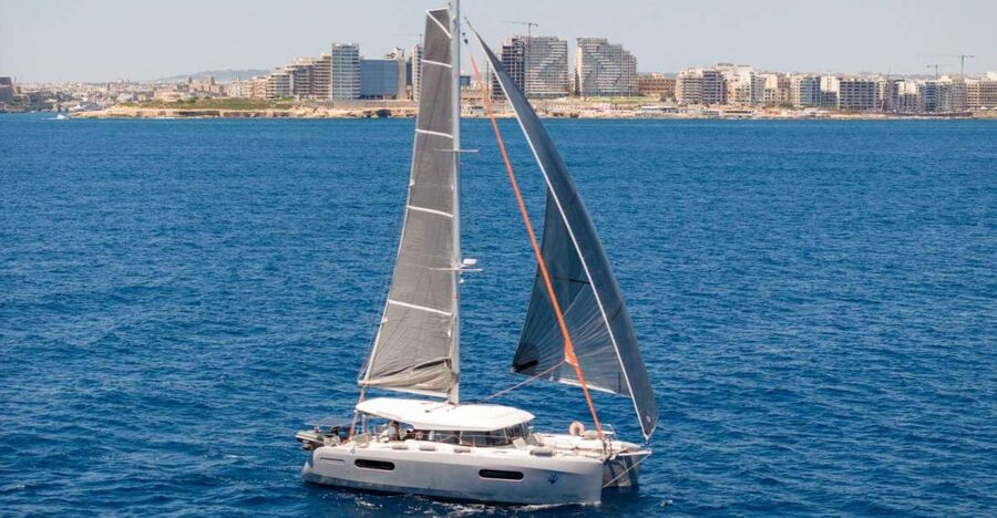 Exclusive Catamaran Charter - Boarding the Excess 12: comfort for small-group cruising