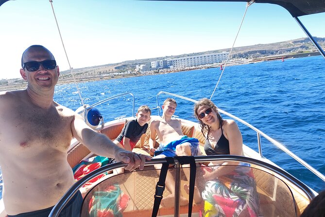 Family Private Boat Trip, Blue Lagoon, Malta, Comino & Gozo - Price, group size, and the fuel fee that can change your total