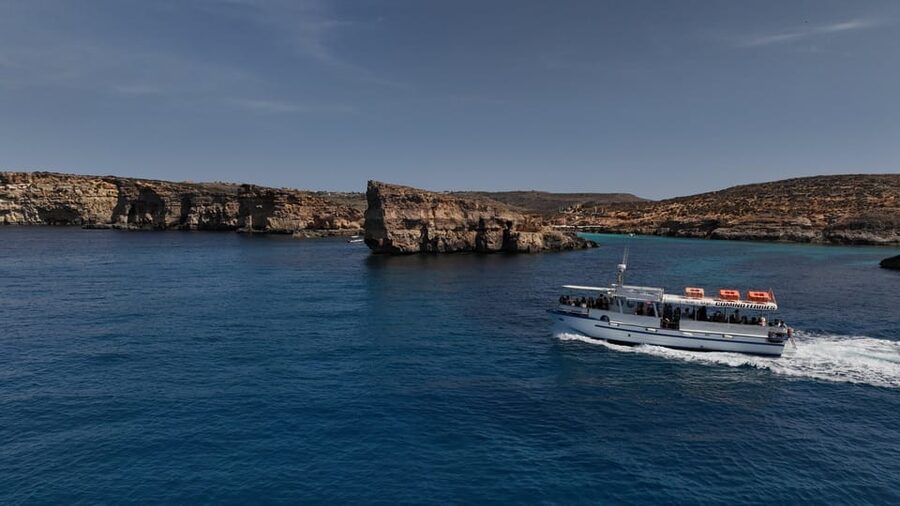 Ferry service to Blue Lagoon (opt. stop in Gozo)& Caves trip - Optional Gozo stop: adding villages and scenery to your ferry loop