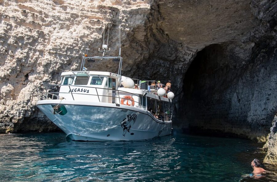 From Mellieha: Three Bay Cruise including the Blue Lagoon - Food, drinks, and the real cost of the day
