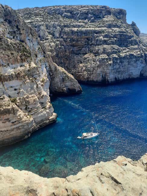 From Sliema: Blue Grotto Trip - Including Boat Cave Tour - Lunch, swimming, and free time around Xutu Tower and the village