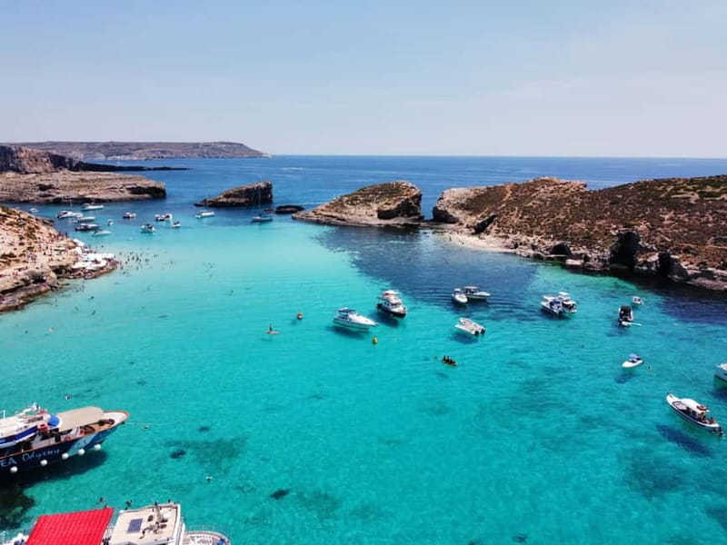 From Sliema: Comino, Crystal Lagoon, and Blue Lagoon Cruise - Comino cave scenery: the kind of photos you actually want