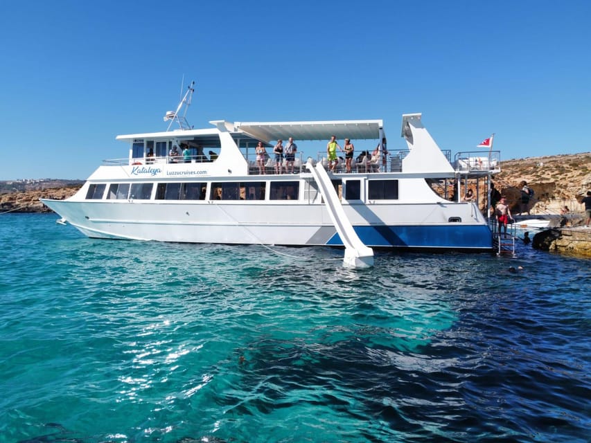 From Sliema: Gozo, Comino and Blue Lagoon Cruise - The boat ride to Gozo: big views, real sea conditions