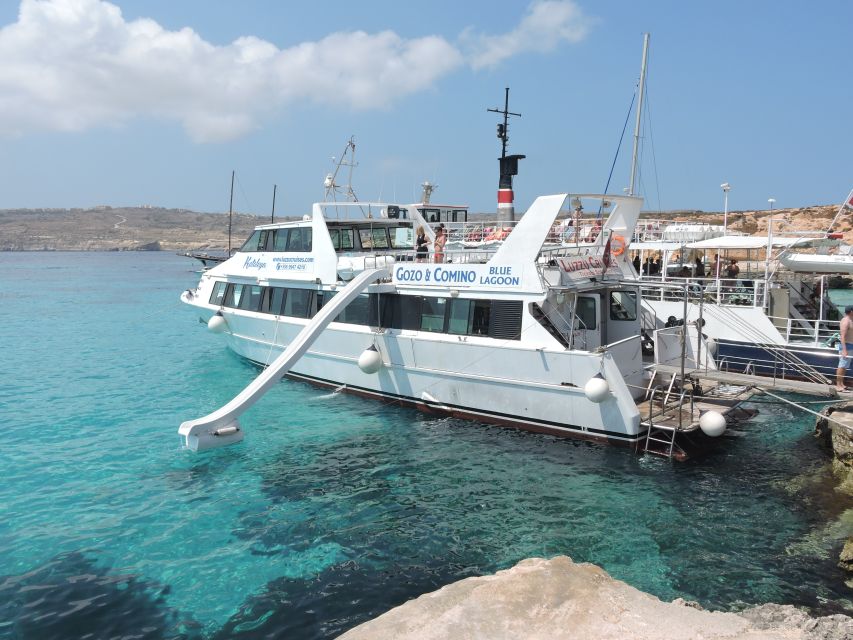 From Sliema: Gozo, Comino and Blue Lagoon Cruise - Finding Luzzu Cruises and getting seated with minimal stress