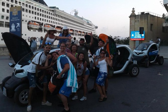 FULL Day Eco Twizy 2 seater self drive Malta tour - How the GPS, Wi-Fi option, and walkie talkies change the day