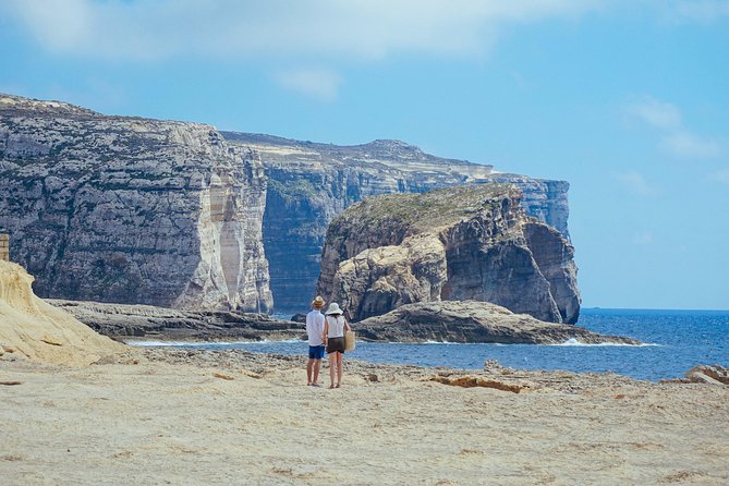 Full-Day Private Best of Gozo Island Tour from Malta - Getting your bearings in Dwejra Bay’s dramatic coastline