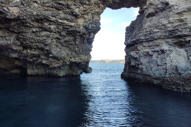 Gozo: 20 minute Comino Cave Tour + Blue Lagoon Drop off - Santa Maria Caves: five cave entrances, including the Count of Monte Cristo location
