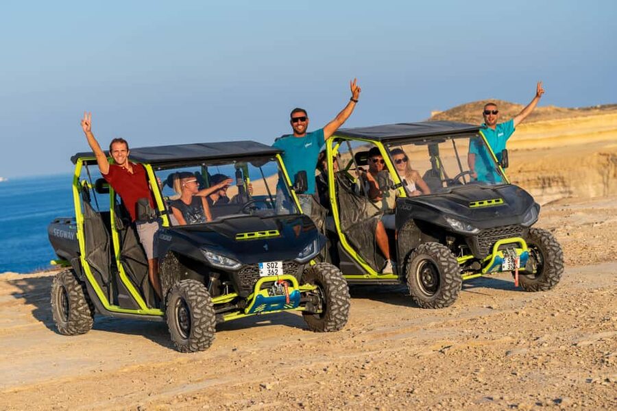 Gozo: All Inclusive 4x4 Chauffeured JEEP day safari - The ride experience: modern UTVs, forward-facing comfort, and chauffeured ease