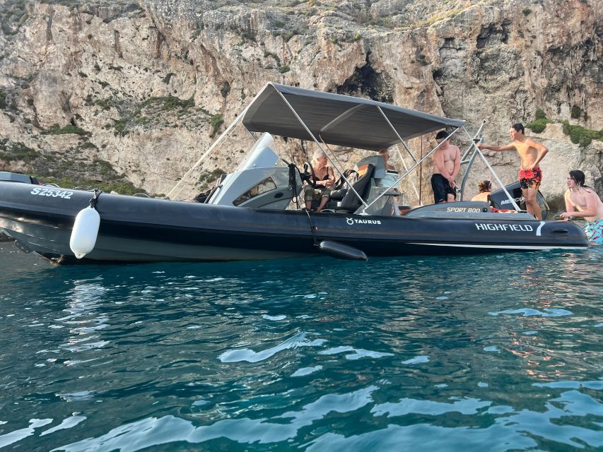 Gozo boat tour - Comino stop: cruising, swimming, and snorkeling