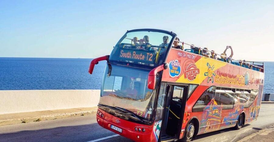 Gozo Day Pass Ferry and Hop-on Hop-off buses with audio Tour - Route 1 (purple) is your Dwejra and Xlendi loop