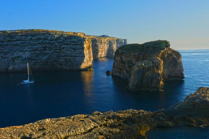 Gozo island guided day tour from Malta - Dwejra Bay: the Blue Window area, with short viewing time