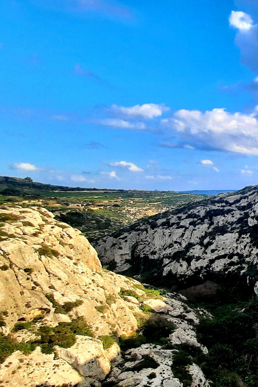 Gozo Unveiled: Guided Hiking in Gozo - South East - Mgarr ix-Xini Tower Photo Time with Big-View Payoff