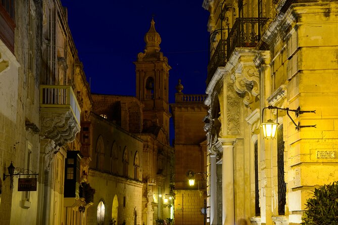 Guided Night Tour of Valletta Waterfront, Mdina and Rabat - Mdina at lantern light: narrow streets, bastion views, and a calm that feels rare