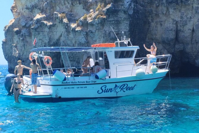 Half Day Blue Lagoon, Comino, Gozo and Malta Private Boat Trip - Crystal Lagoon (Comino): Clear Water Time and Cave-Lined Coasts