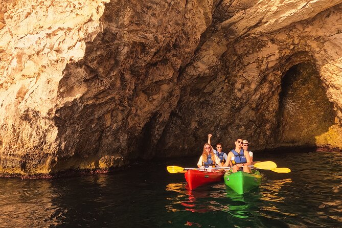 Kayak Tour Golden Hour at St Paul's Island 2 hours 30 minutes - If weather changes: Selmun and Mgiebah coast option from the water