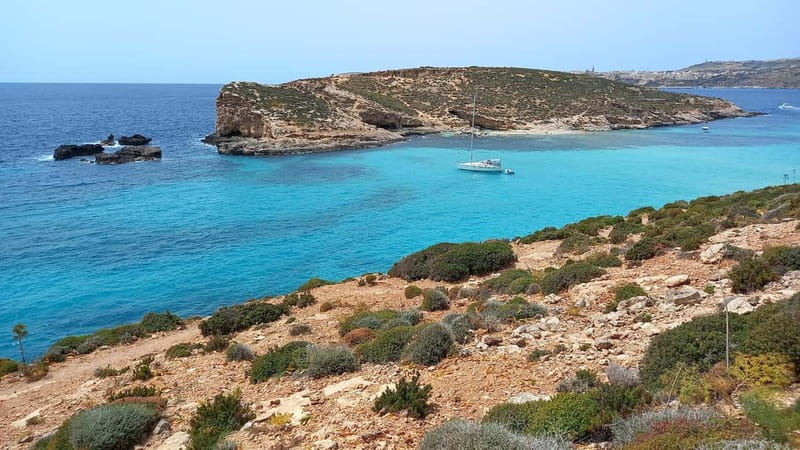 Malta: 3 Bay Cruise to Selmun Bay, Blue Lagoon and Gozo - Quick scenic photo stops: Santa Maria Caves and Elephant Rock