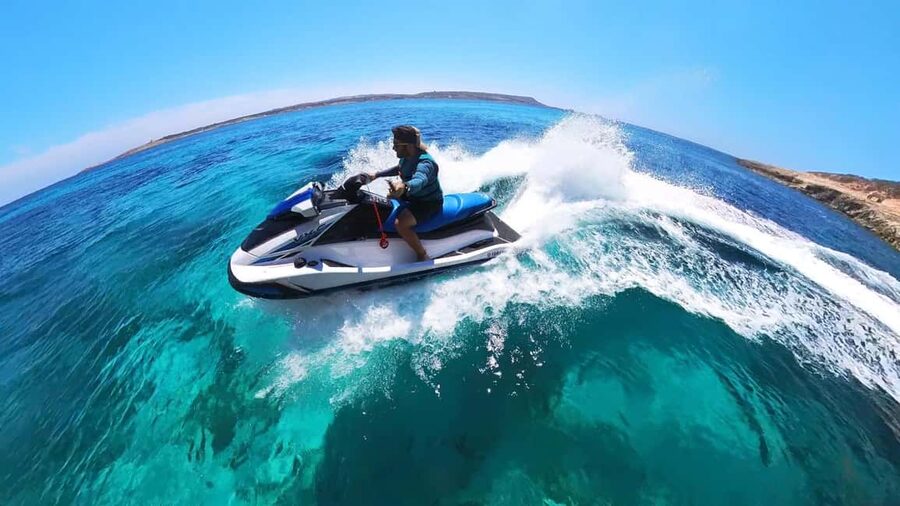 Malta 30 Minutes Jet Ski Rental / Hire - 2024 Yamaha VX - Your 30-minute ride plan: from briefing to the Comino channel