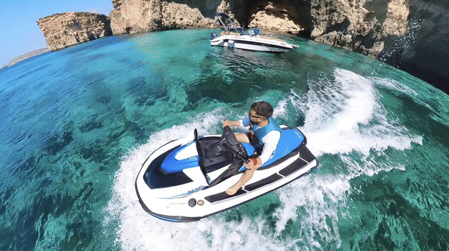 Malta 30 Minutes Jet Ski Rental / Hire - 2024 Yamaha VX - Speed, views, and the Malta water vibe you cannot get from land