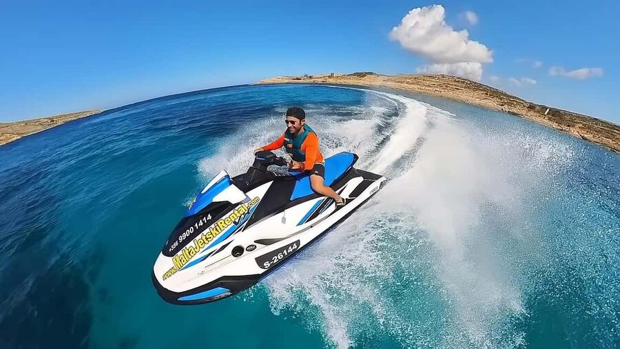 Malta 30 Minutes Jet Ski Rental / Hire - 2024 Yamaha VX - The check-in routine: training, life jackets, and how not to stress