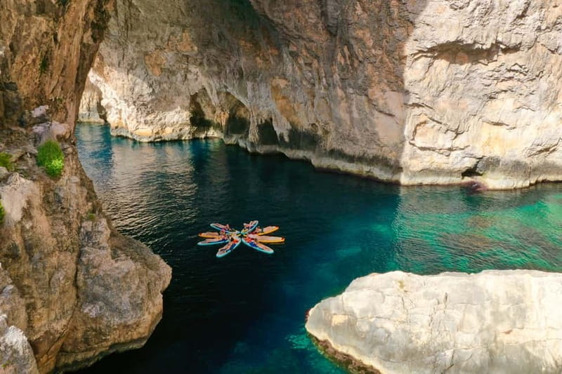 Malta: Blue Grotto SUP and Snorkeling Tour - Small-group touring with max 8: why it feels different