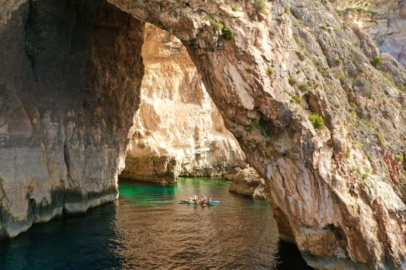 Malta: Blue Grotto SUP and Snorkeling Tour - What actually happens on the water: SUP first, then snorkeling