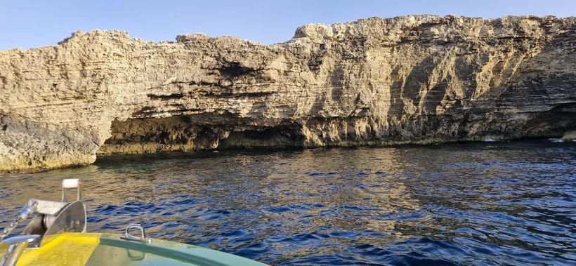 Malta: Blue Lagoon, Caves & around Comino Private Speedboat - Meeting at Cirkewwa (and spotting the reggae style boat)
