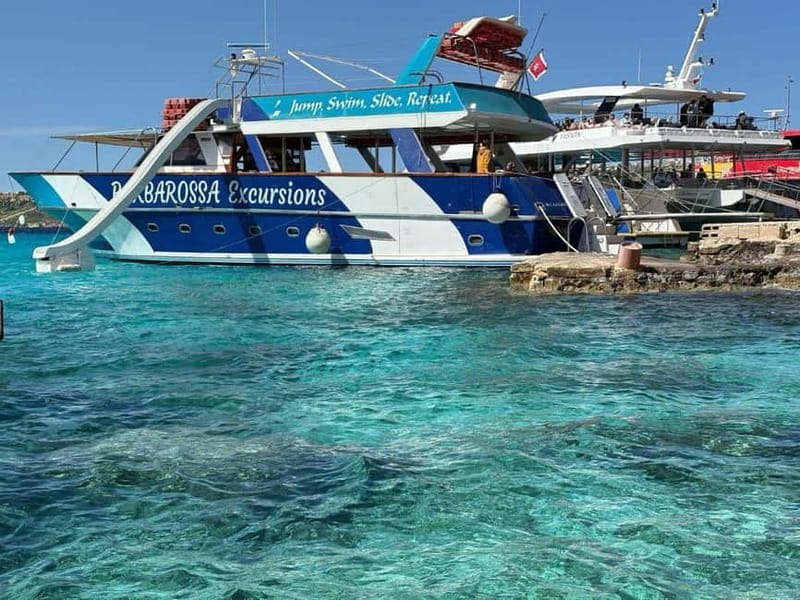 Malta: Blue Lagoon, Comino, Gozo & Crystal Lagoon Sea Caves - Blue Lagoon: 1.5 Hours of Swim Time (Plus Slide Fun)