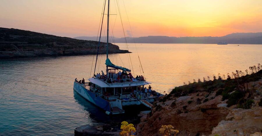 Malta: Blue Lagoon Evening Catamaran Cruise - From Bugibba Jetty to the Blue Lagoon, why this evening cruise works