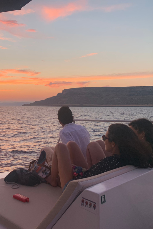 Malta: Blue Lagoon Evening Catamaran Cruise - The boat and the onboard vibe, modern catamaran plus real swim time