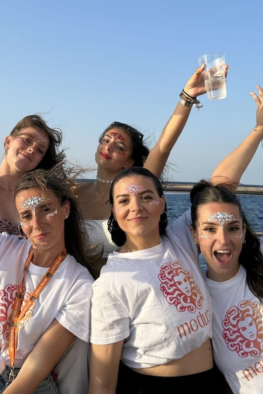 Malta: Boat Party to Blue Lagoon and Comino with Open Bar - Blue Lagoon, Malta: the main swim stop and sunset timing