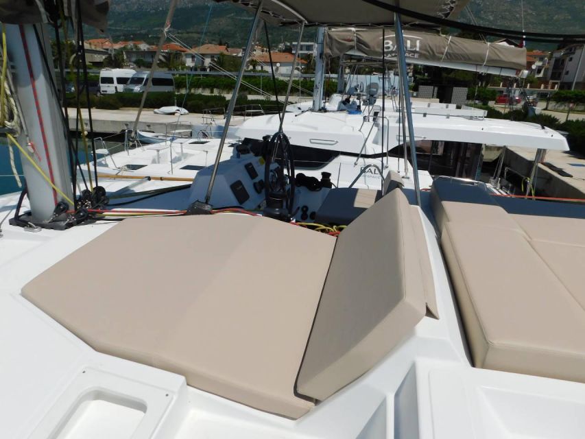 Malta: Catamaran Private Day Charter with Skipper - Your Catamaran Setup: Space, Modern Comfort, and On-Board Perks