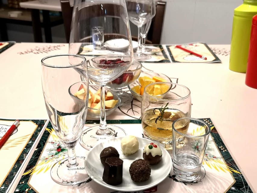 Malta: Cocktail and Chocolate Masterclass - The 60-minute flow, four cocktails plus five handmade chocolates