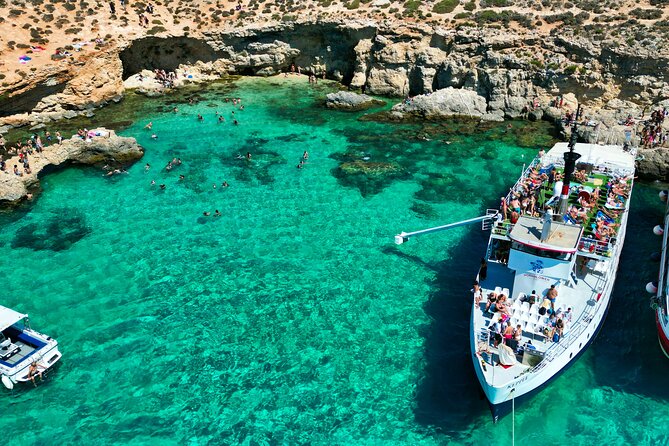 Malta: Comino, Blue Lagoon & Caves - swim, snorkel & slide - Key highlights at a glance