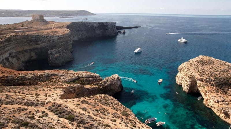Malta: Comino, Gozo, Blue & Crystal Lagoon, and Caves Cruise - Blue Lagoon Swim Time and the Free Ticket Detail for 2025