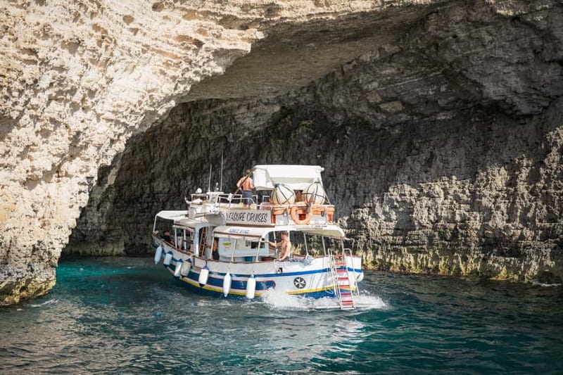 Malta: Comino, Gozo, Blue & Crystal Lagoon, and Caves Cruise - Crystal Lagoon Stop: Snorkel, Swim, and Cave Sights