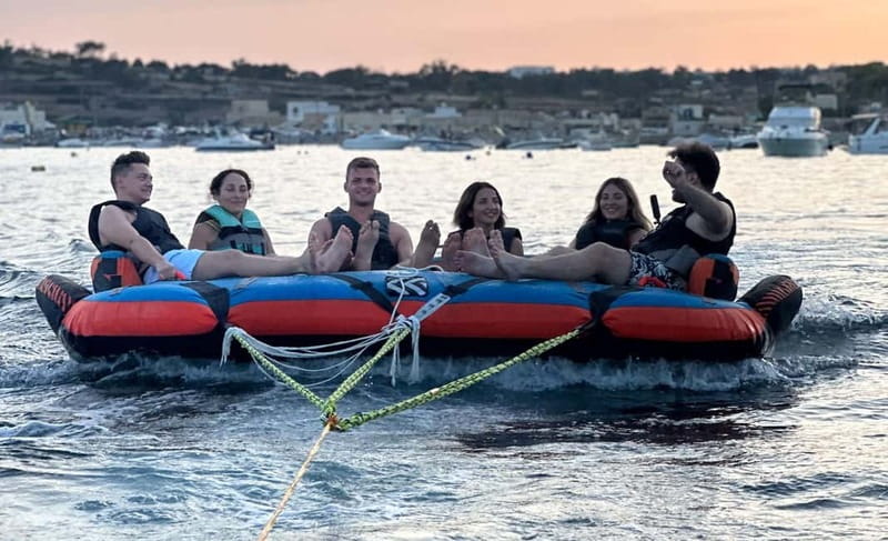 Malta: Crazy Sofa Ride Experience - Gear-Up Ritual: Life Vest, Helmet, and the Strap Test