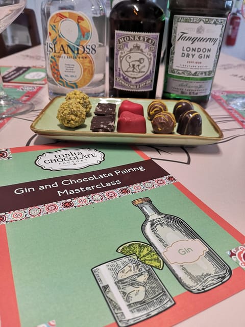 Malta: Gin and Chocolate Pairing Workshop - Key things to know before you go